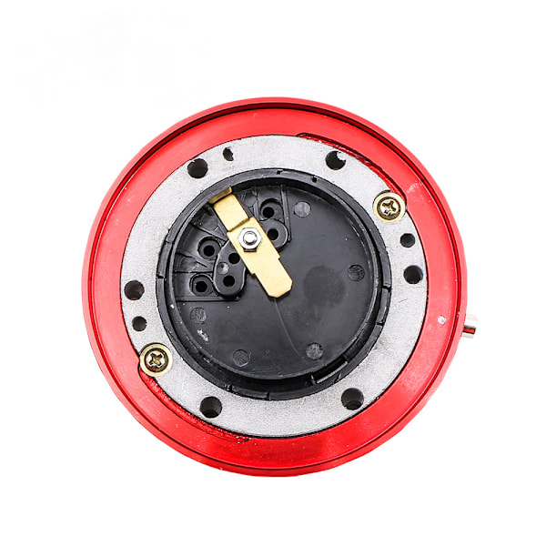 Snabbkopplingsratt Kit Universell Racing Ratt Snabbkoppling Booster Pad - Röd (En Del)