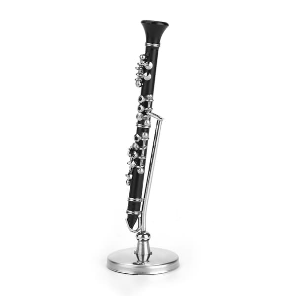 Miniatyr saksofon replika modell display musikkinstrument ornamenter dekorasjon gave