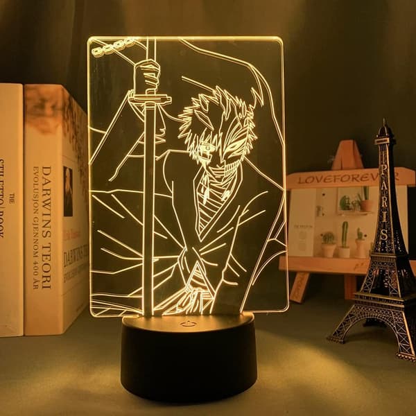 D Light Anime Bleach Natlampe til Boligindretning Natli