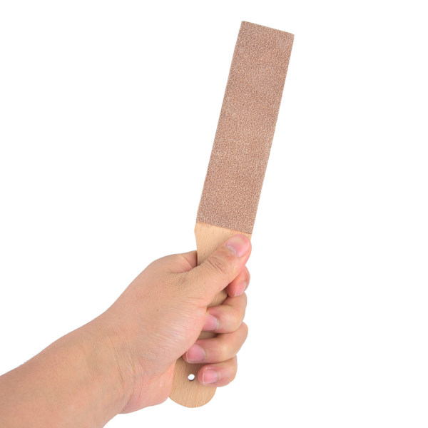 Dobbeltsidig slipestein sliping pasta sliping knivbrett polering brett lær håndverk verktøy