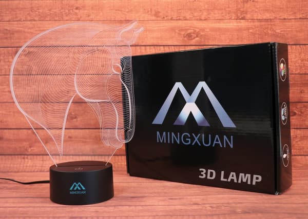 3D Hest Nattlys 7 Farger LED Touch Bordlamper Ener