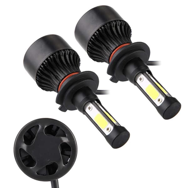 2 st LED-strålkastare för bil, 12V 24V 6500K