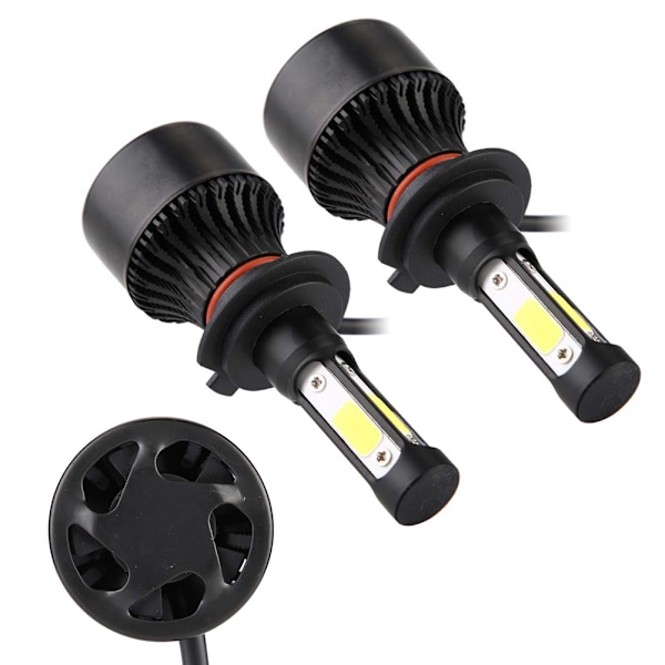 2 stk LED-hovedlys Bilhovedlys Lampepære 12V 24V 6500K
