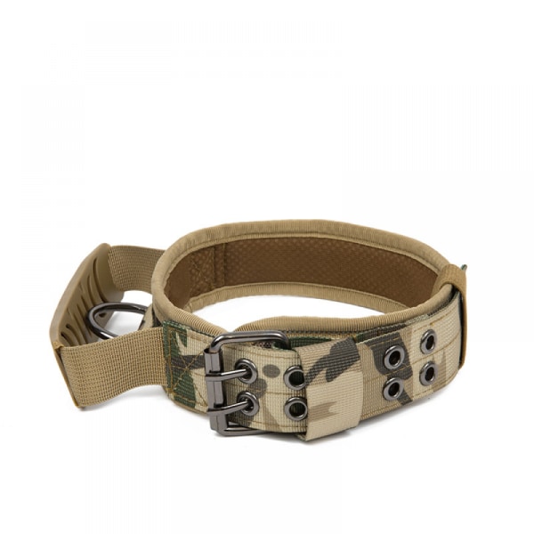 Hundhalsband med handtag-taktisk halsband för Small Medium Larg A M