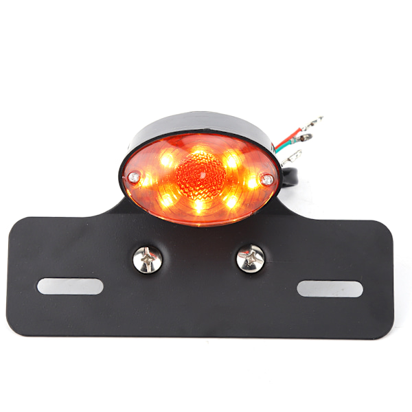 Motorcykel Bakljus Universal Retro LED Broms Nummerplåtslampa Indikatorlampor