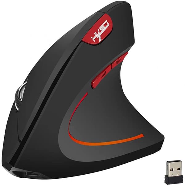 Langaton pystyhiiri Ergonominen ladattava 3 DPI O