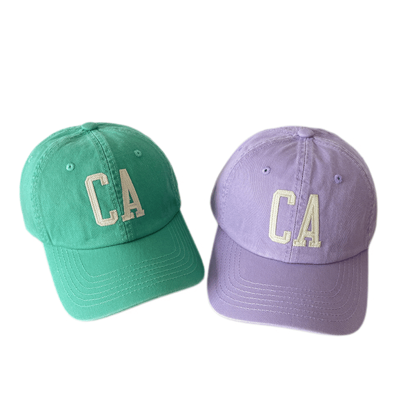 Hatt, Baseballcaps, Bomullsvask, CA-bokstav, Myk topp, Versati Purple