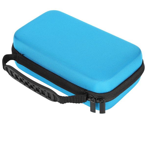 Stationery Bag MultiFunction Portable MultiPurpose LargeCapacity Pens Storage Case(Blå )