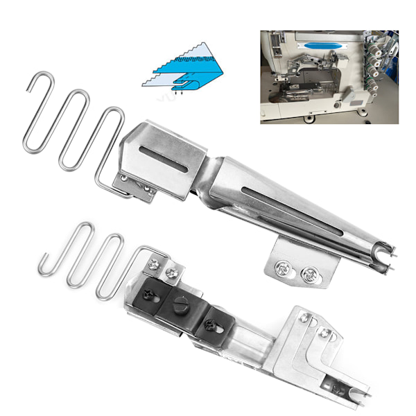 Bindande Hemmer Metall Justerbar Enkelvikningsmapp Special Sy Maskin TillbehörOutlet 1-3/8 Inlopp 3-1/8