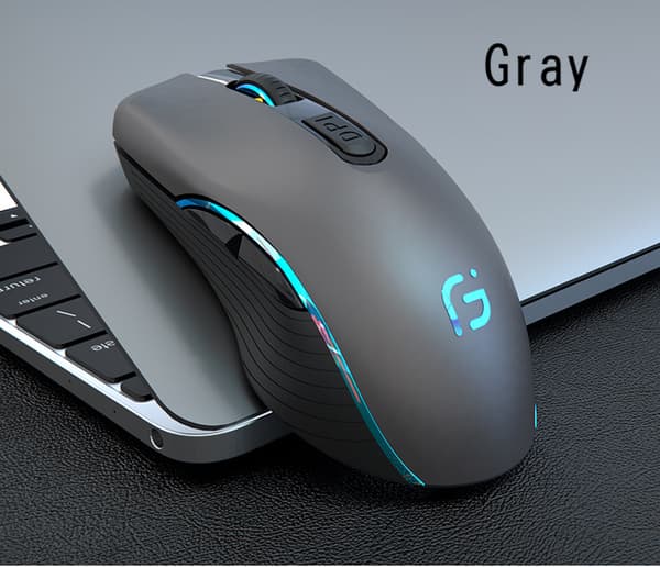 Trådløs Bluetooth mus opladning dual-mode bærbar desktop c