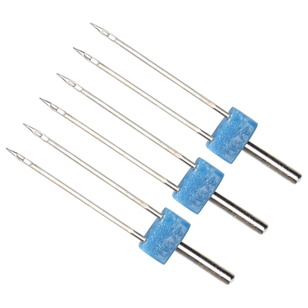3 stk dobbel nåler pinner rustfritt stål tråding og hekling sting sytilbehør 4mm‑3 stk/pose