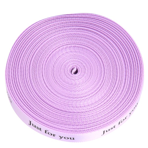 1 cm * 10 meter \"Just for you\" tryckt band DIY handarbete tryckt bomullsband för födelsedagsfest #4