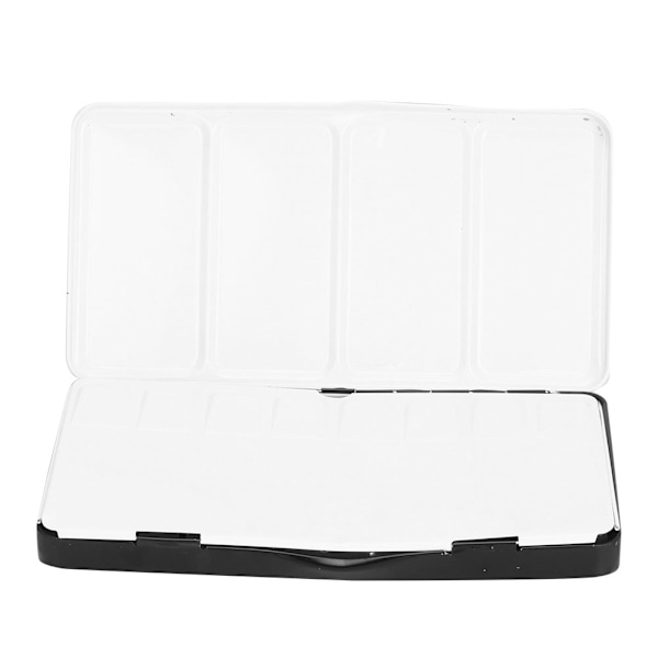 Tinplate Akvarelkasse Sort Anti-Skrid Maling Pigment Etui Palet Maling Tilbehør