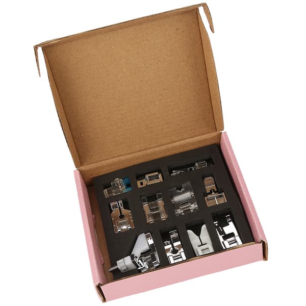 11PCS Multifunksjonell Symaskin Deler Trykkfot Symaskin Tilbehør Kit Sett (#01)