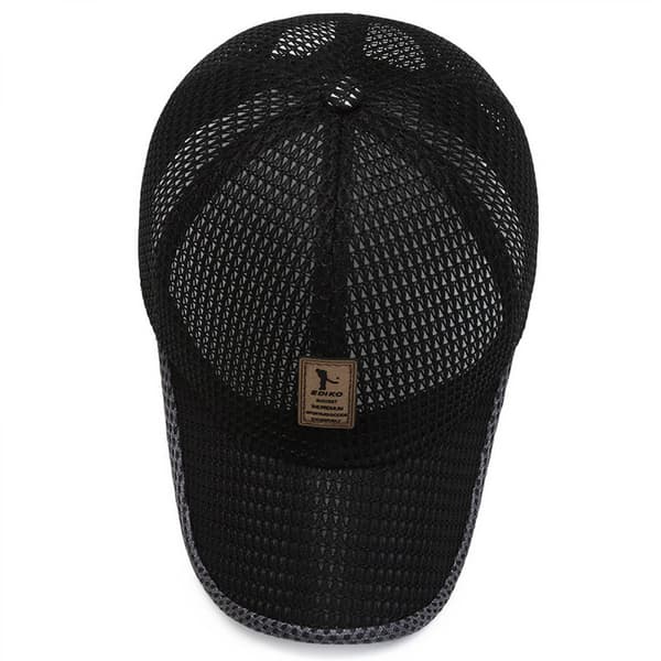 Sommar Mesh Baseball Cap för Män Justerbar Andningsbar Kepsar
