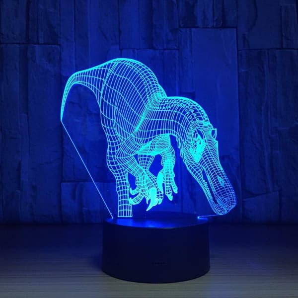 Nattlampe Kenguru 3D-lys Valentinsdag Bursdagsgave Led Ta