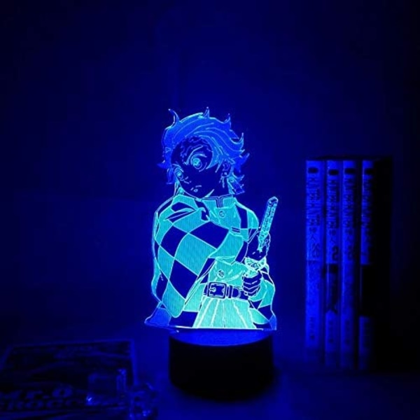 Anime led Lampa Nattljus Demon Slayer Tanjiro Kamado Lampa