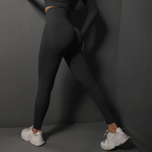 Eggings for kvinner, Scrunch Butt Gym Sømløs Booty Tight (S)