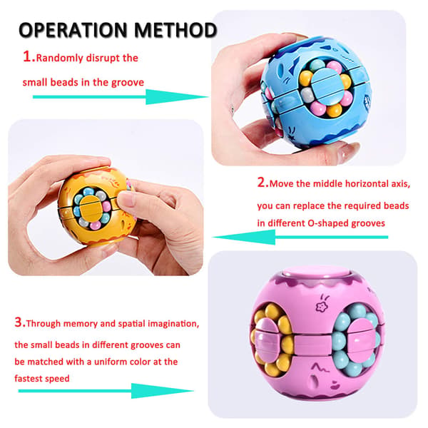 Fidget Pad Fidgetleksak för vuxna och barn - 1 st stresslindrande sensorisk klickkontrollleksak, hjälper vid ADHD autism, påskkorg S A-style