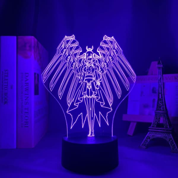 3D Optisk Illusjon Nattlys Anime Fairy Tail 3D Lampe Erz