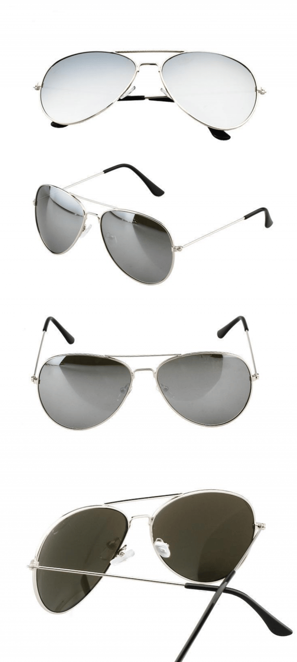 Aviator Solbriller for Menn Polariserte Kvinner UV-Beskyttelse Lig