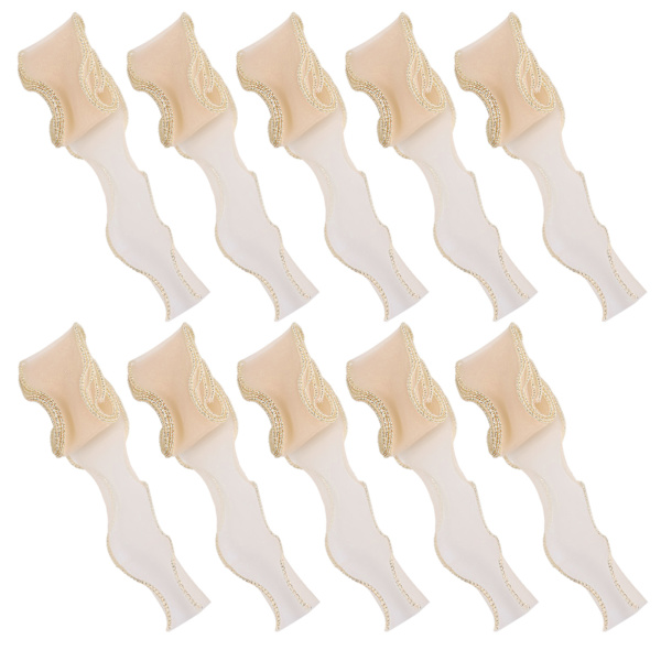 10 metriä pitsi nauhaa 60mm spiraali DIY tarvikkeet hiusten ompeluun koristeluun lahjapakettiin (Kultainen S3 )