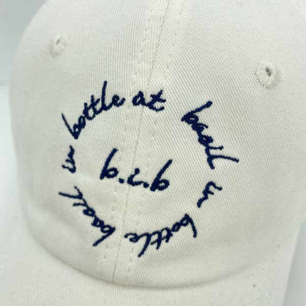 Hat Dame Forår Og Efterår Simpel Lille Bogstav Broderi Beige