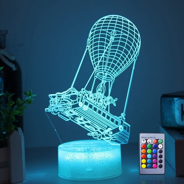 Batttlebus Spillrom Nattlys Lampe 3D Visjonseffekt LED Nattlys