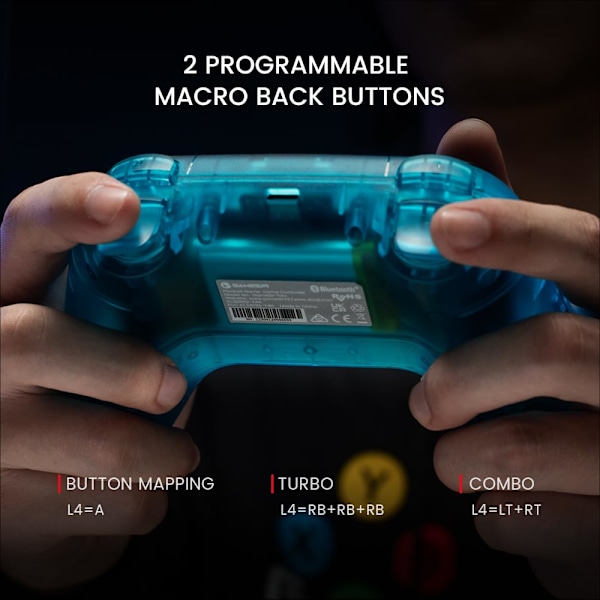 Nova trådløs Switch Pro-controller til Switch/Lite/OLED, Switch-controllere med Hall Effect JoySticks, RGB LED, 1200mAh genopladelig, Turbo,Program Nova(Green)