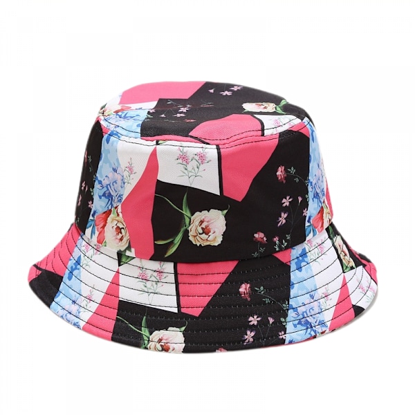 Hink med bred brätte sommar strand solhatt packbar fiskare keps unisex Z