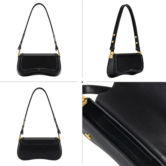 JW PEI Joy skuldertaske for kvinner Black