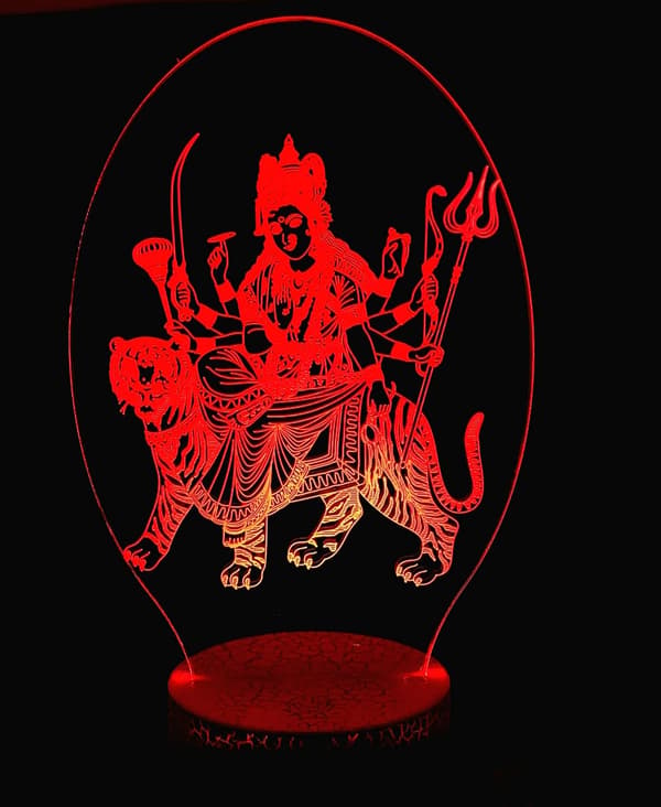 3D Illusion Natlampe Lord Hanuman Statue Bedste Gaveidé D