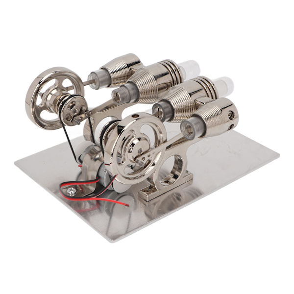 4-cylindret Stirling-motormodel-sæt, delikat og nemt at samle Stirling-videnskabelig fysisk model til lærere