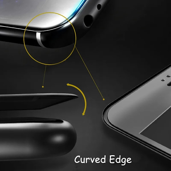 Härdat glas fullständigt skydd böjd 9H HD skärmskydd för OPPO Reno 10 5G