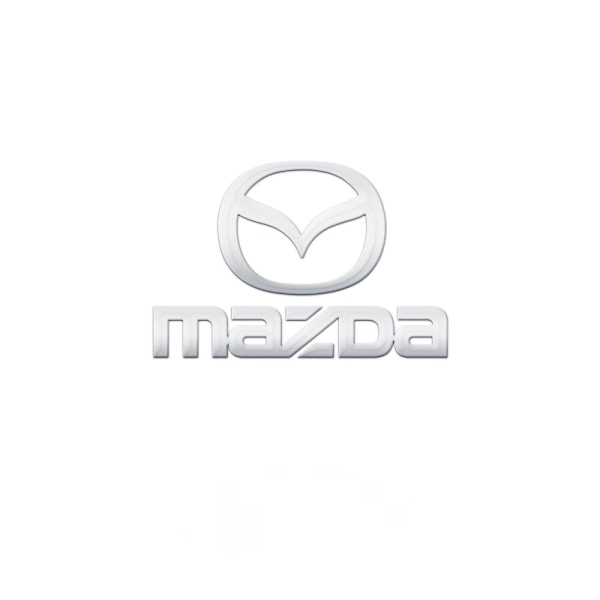 Auton metalliset autotarrat luovat auton logon koristetarrat - Mazda ylä- ja alaosa vakiometalliset tarrat / 5 kpl