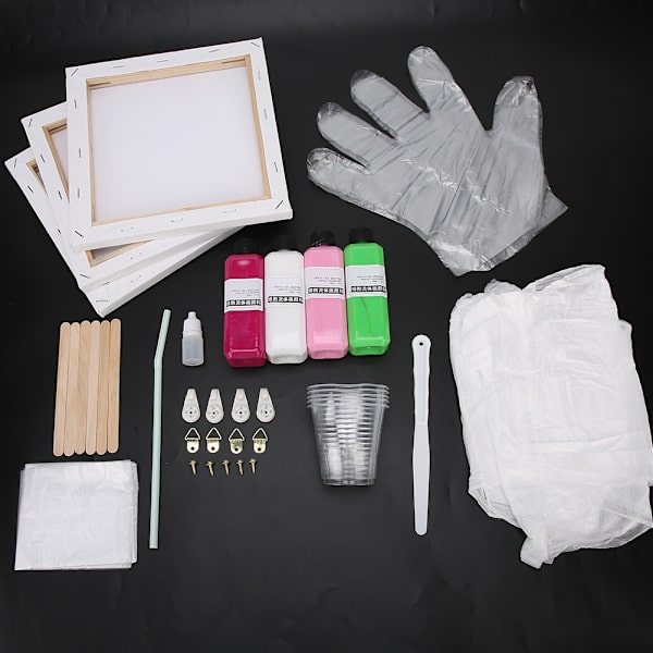Flydende malingssæt Flydende maling Pigment Børn DIY Materiale Tegneværktøj KunstmaterialerMaldiverne