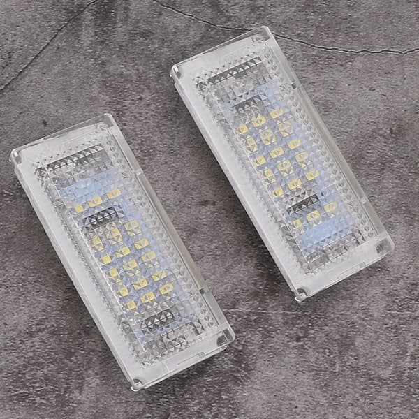 1 Par LED Nummerpladelys Lampe Baglygte Passer til E46 4D Sedan 1998-2005