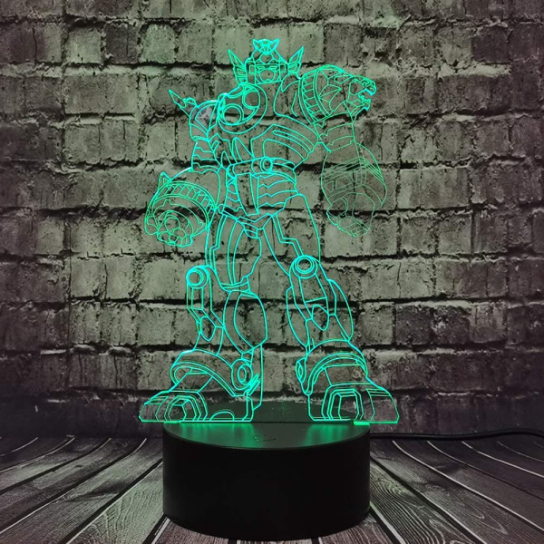 Hem Barn Bordslampa Rodimus Prime Optimus Movie Figure 3D V