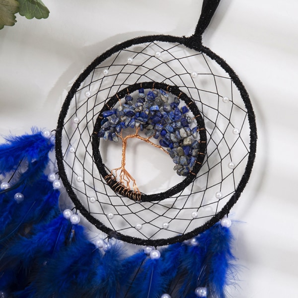 Macrame väggdekoration Livets träd