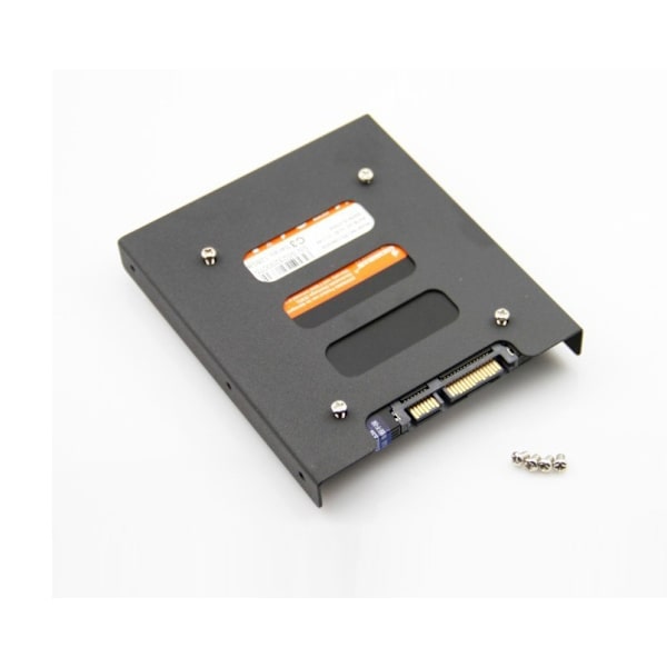 Hårddisk järnram SSD solid state drive fäste metall 2.5 till 3.5 2.5 tum till 3.5 tum stationär fäste, 2pack