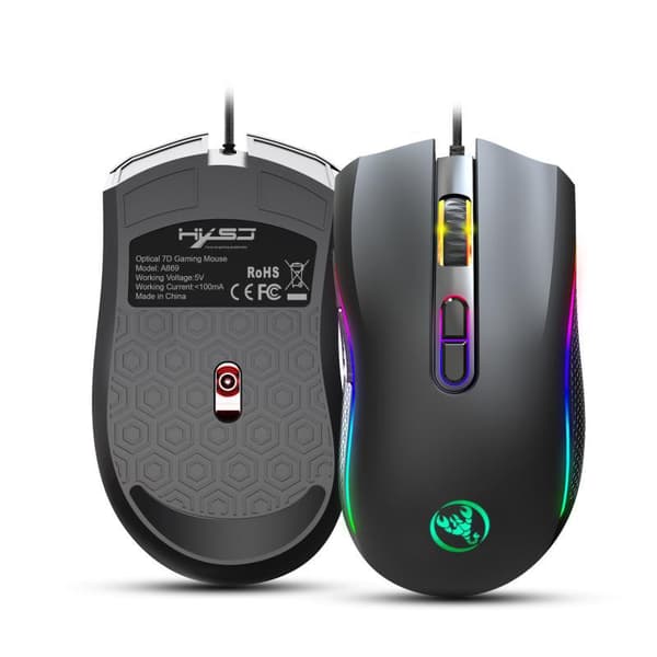 High-end optisk professionel gamingmus, RGB marquee gami