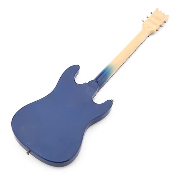 Exquisit træ mini guitar model display dekoration hjem kaffe hus ornament