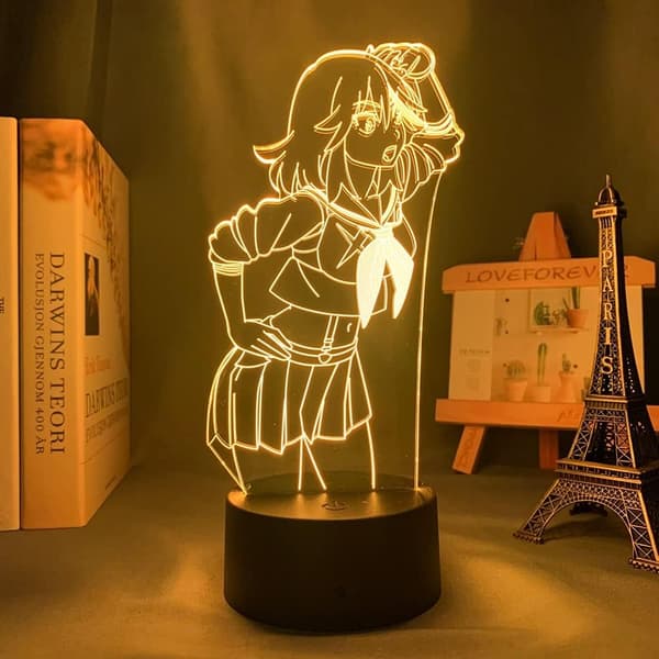 Suurikokoinen Kill La Kill Ryuko Matoi Anime LED-valo sängyn viereen