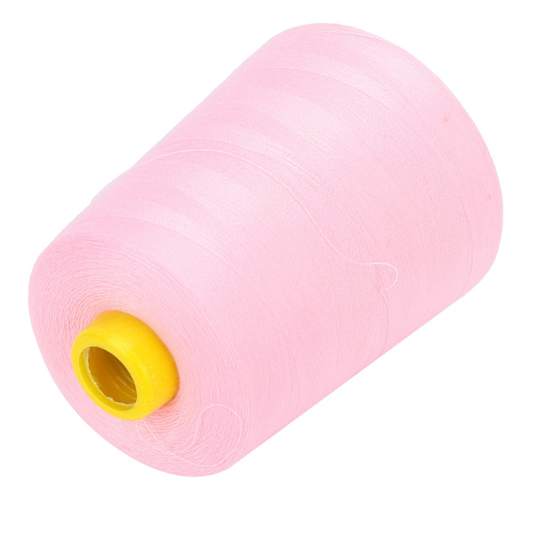 Sytråd 8000 Yards Flera Färgade Polyestergarn för DIY Broderimaskinprojekt 152 Rosa