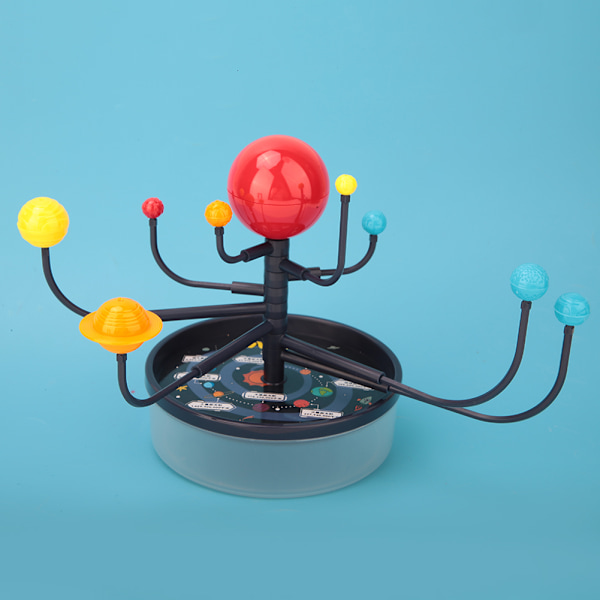 DIY Montering Planetarium Solsystem Åtte Planeter Modell Opererende Læringsinstrument