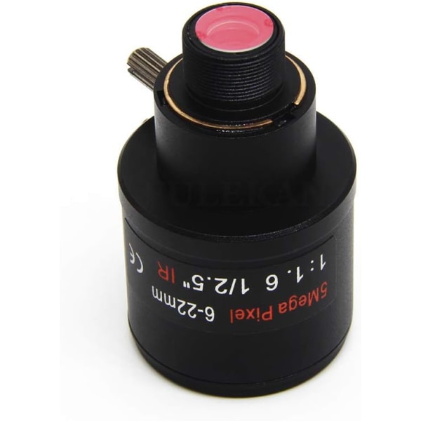 5MP Action Kamera Vari-Fokal Linse 6-22mm M12 Montering 1/2.5 Tommer IR Filter Lang Afstand Visning