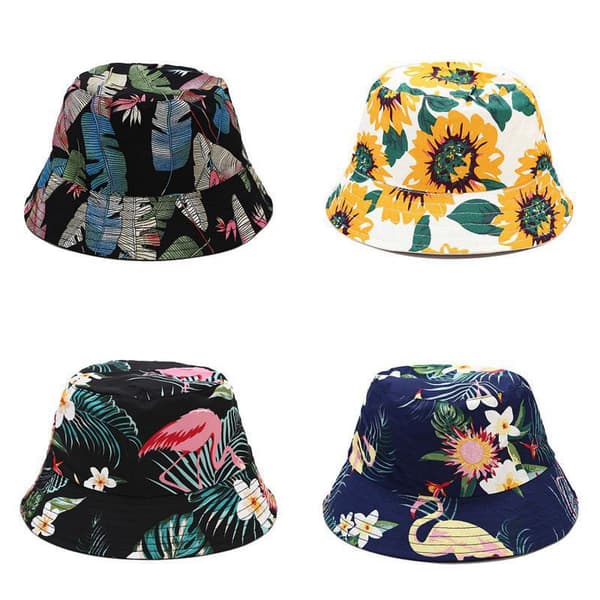 Unisex Print Dobbeltsidet Vendbar Spandhat F