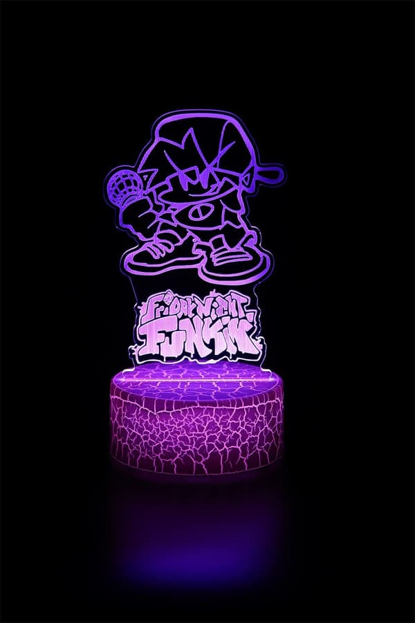FN-AF Five Night Game Light 3D Illusjonslampe med fjernkontroll