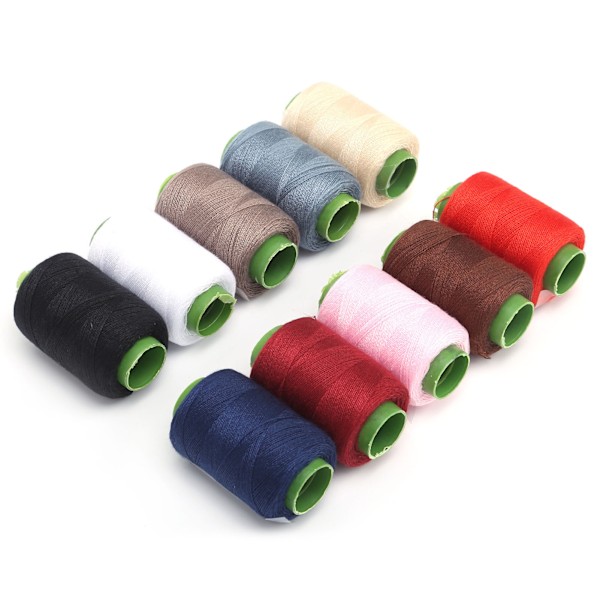10 kpl ompelulankaa Kotitalouspolyesterilangat DIY-kirjontakoneprojektiin