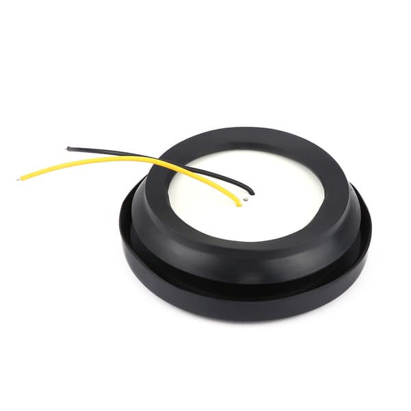 5 stk 2,5 tommers 4LED runde markeringslys Front Bak Sidelys Lampe for Tilhenger Lastebil SUV Rød